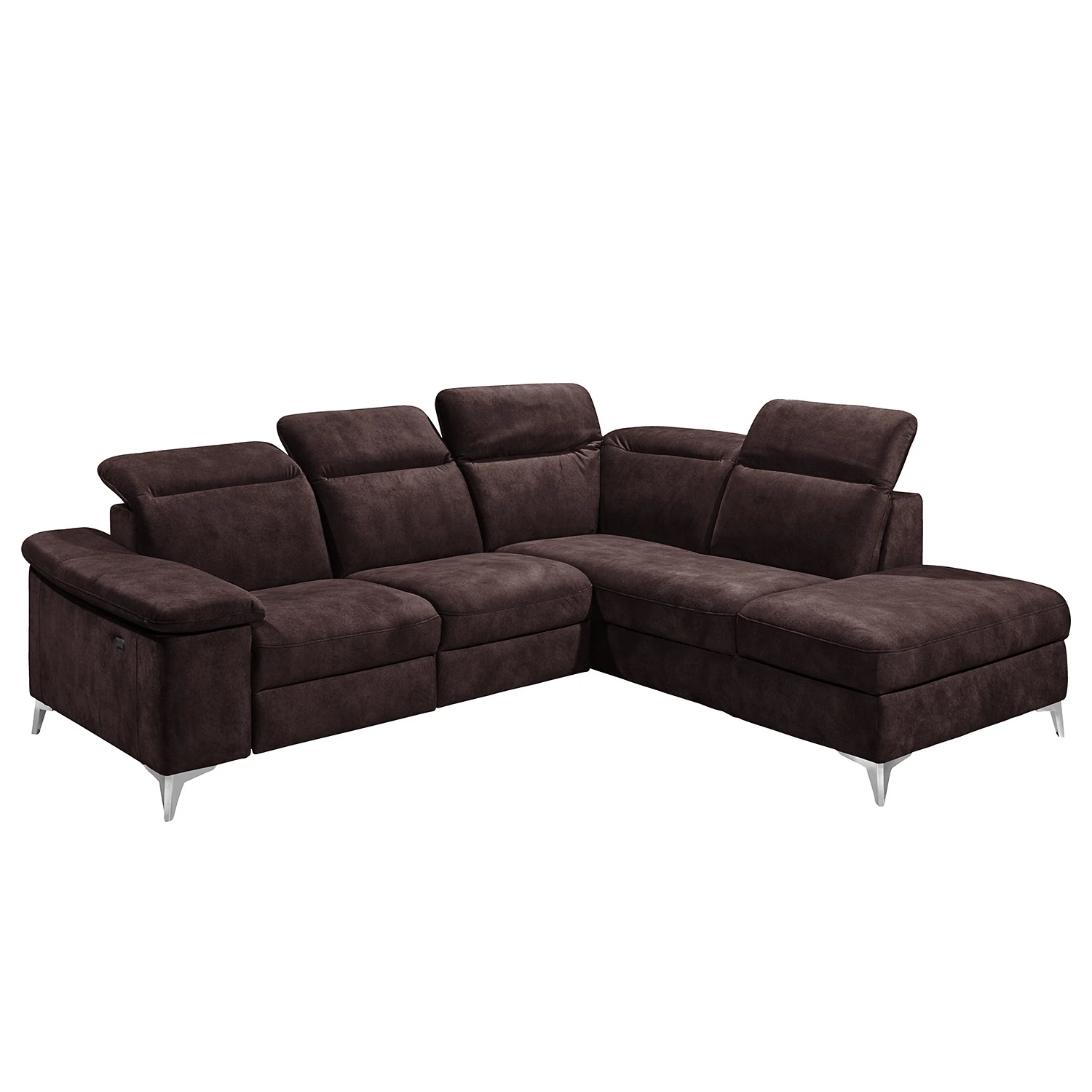 Fredriks Ecksofa Tolar - Microfaser - Microfaser Salvo: Aubergine - Ottomane davorstehend rechts 1 Fredriks Ecksofa Tolar - Microfaser - Microfaser Salvo: Aubergine - Ottomane davorstehend rechts