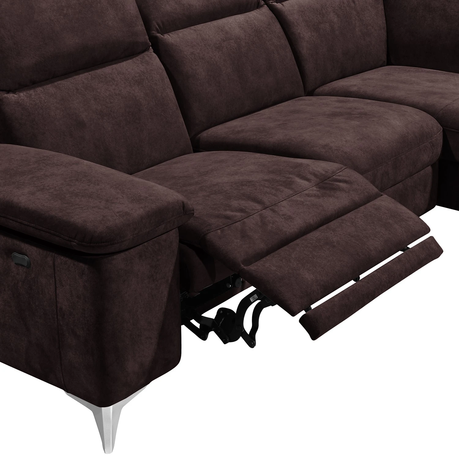 Fredriks Ecksofa Tolar - Microfaser - Microfaser Salvo: Aubergine - Ottomane davorstehend rechts 11 Fredriks Ecksofa Tolar - Microfaser - Microfaser Salvo: Aubergine - Ottomane davorstehend rechts – Bild 11