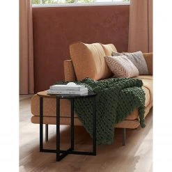 Temahome Beistelltisch Sonata - Marmor / Stahl - Walnuss / Schwarz -Wohnzimmermöbel boutique en ligne 1000198867 191209 09463400075 MOOD DETAILS P000000001000198867 mood