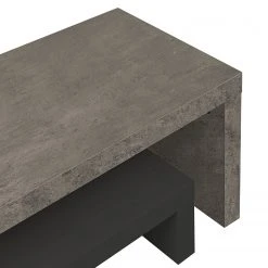 Temahome TV-Rack Detroit II - Beton Dekor / Schwarz -Wohnzimmermöbel boutique en ligne 1000198868 191209 09463500093 DETAILS P000000001000198868