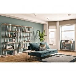 Temahome Regal Albi - Eiche / Weiß -Wohnzimmermöbel boutique en ligne 1000198876 191209 09464200161 MOOD DETAILS P000000001000198876 mood