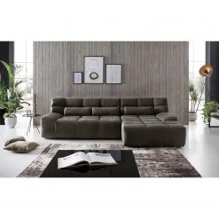 Loftscape Ecksofa Hanko - Microfaser - Anthrazit - Longchair davorstehend rechts -Wohnzimmermöbel boutique en ligne 1000200069 200224 14593400519 MOOD DETAILS P000000001000200069 mood