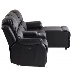 Modoform Ecksofa Mendis - Kunstleder - Schwarz - Ottomane davorstehend rechts 17 Modoform Ecksofa Mendis - Kunstleder - Schwarz - Ottomane davorstehend rechts -Wohnzimmermöbel boutique en ligne 1000200110 200730 06131200017 DETAILS P000000001000200110