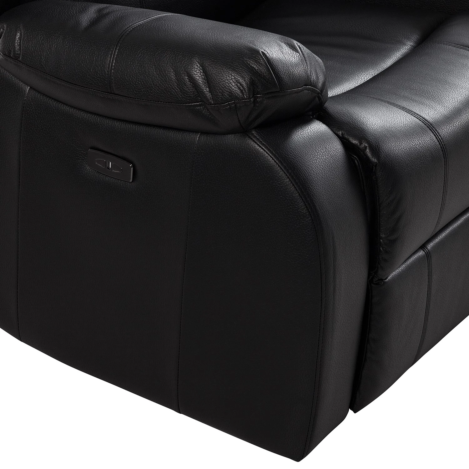 Modoform Ecksofa Mendis - Kunstleder - Schwarz - Ottomane davorstehend rechts 9 Modoform Ecksofa Mendis - Kunstleder - Schwarz - Ottomane davorstehend rechts – Bild 9