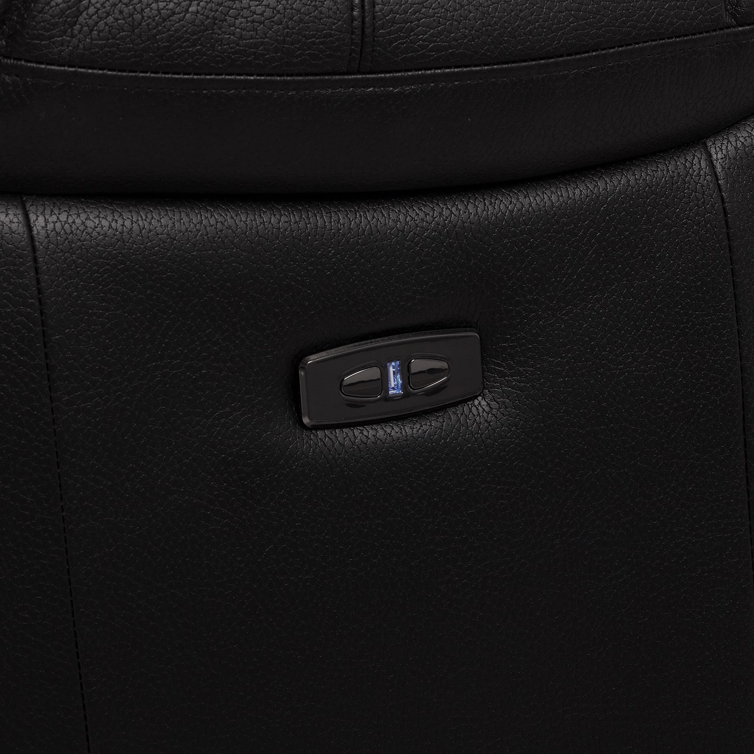 Modoform Ecksofa Mendis - Kunstleder - Schwarz - Ottomane davorstehend rechts 13 Modoform Ecksofa Mendis - Kunstleder - Schwarz - Ottomane davorstehend rechts – Bild 13