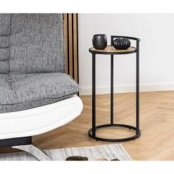 Red Living Beistelltisch Coogee I - Wildeiche Dekor / Schwarz -Wohnzimmermöbel boutique en ligne 1000200155 220215 021 MOOD DETAILS P000000001000200155 mood