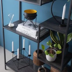 Fredriks Regal Meon IV - Eiche Grau Dekor -Wohnzimmermöbel boutique en ligne 1000201075 201120 14481600004 DETAILS P000000001000201075