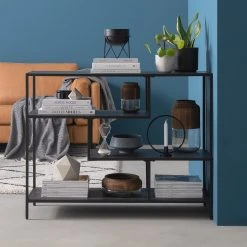 Fredriks Regal Meon V - Eiche Grau Dekor -Wohnzimmermöbel boutique en ligne 1000201094 201120 14484700016 MOOD DETAILS P000000001000201094 mood