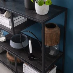 Fredriks Regal Meon V - Eiche Grau Dekor -Wohnzimmermöbel boutique en ligne 1000201094 201120 14485200018 DETAILS P000000001000201094