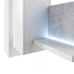 Loftscape Wohnwand Littor (3-teilig) - inkl. Beleuchtung - Weiß / Beton Dekor 19 Loftscape Wohnwand Littor (3-teilig) - inkl. Beleuchtung - Weiß / Beton Dekor -Wohnzimmermöbel boutique en ligne 1000202015 200203 11093000121 DETAILS P000000001000202015