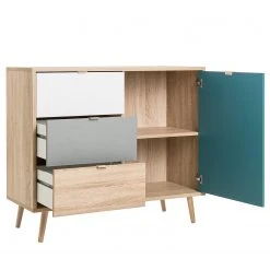 Norrwood Kommode Bibury II - Mehrfarbig / Eiche Sonoma Dekor -Wohnzimmermöbel boutique en ligne 1000202458 200124 09542300130 DETAILS P000000001000202458