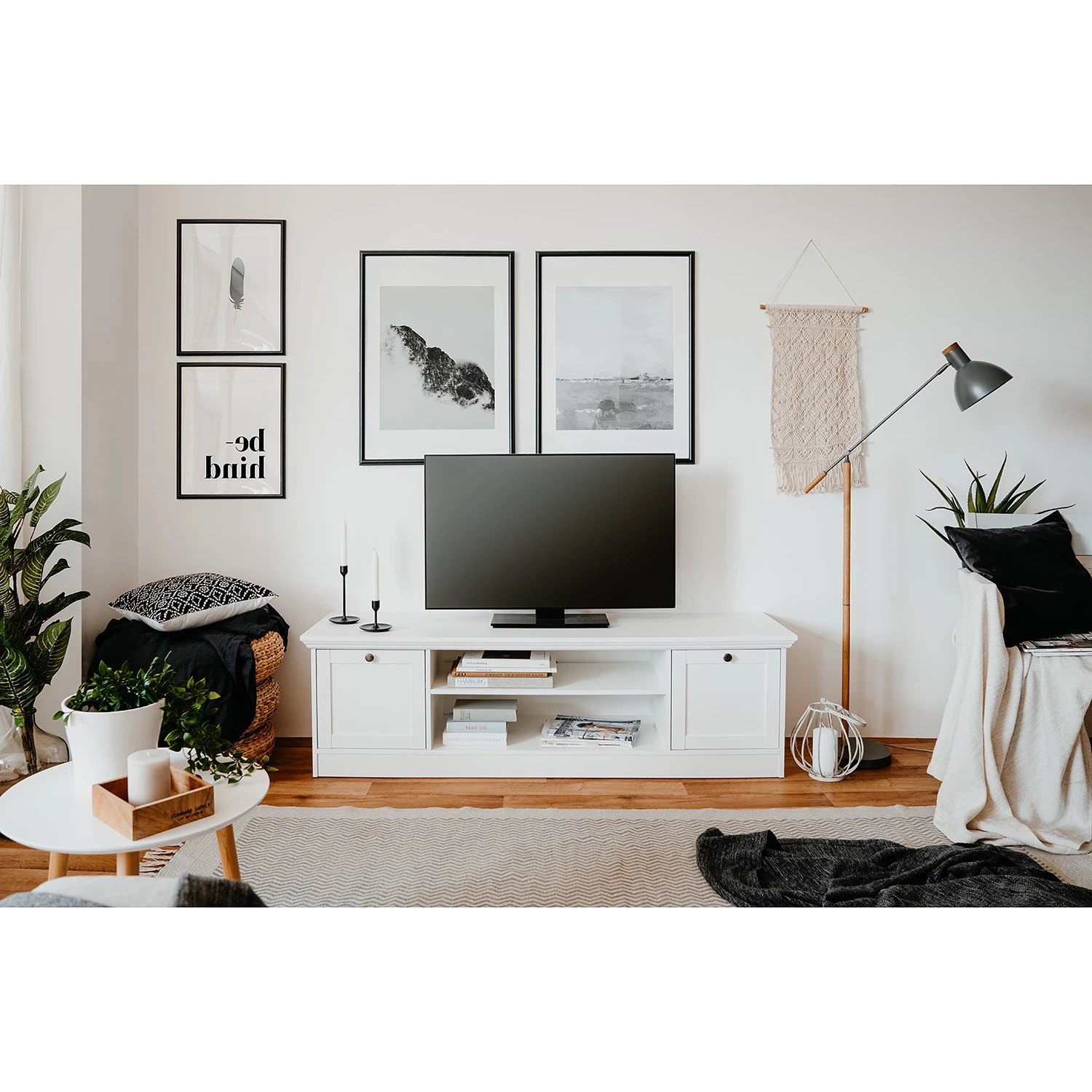 Norrwood TV-Lowboard Woodland - Weiß 6 Norrwood TV-Lowboard Woodland - Weiß – Bild 6