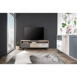 Norrwood TV-Lowboard Brookton - Mehrfarbig / Eiche Dekor -Wohnzimmermöbel boutique en ligne 1000202464 200124 09543500200 MOOD DETAILS P000000001000202464 mood