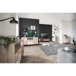 Norrwood TV-Lowboard Brookton - Mehrfarbig / Eiche Dekor -Wohnzimmermöbel boutique en ligne 1000202464 200124 09543600203 MOOD DETAILS P000000001000202464 mood