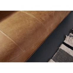 Loftscape Sofa Astley (2-Sitzer) - Echtleder - Cognac -Wohnzimmermöbel boutique en ligne 1000204739 220713 045 DETAILS P000000001000204739