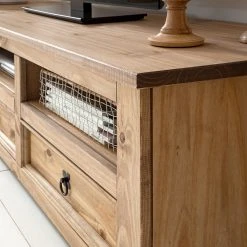 Maison Belfort Wohnwand Finca Rustica I (3-teilig) - Kiefer massiv - Kiefer Natur -Wohnzimmermöbel boutique en ligne 1000205046 200511 14244800019 DETAILS P000000001000205046