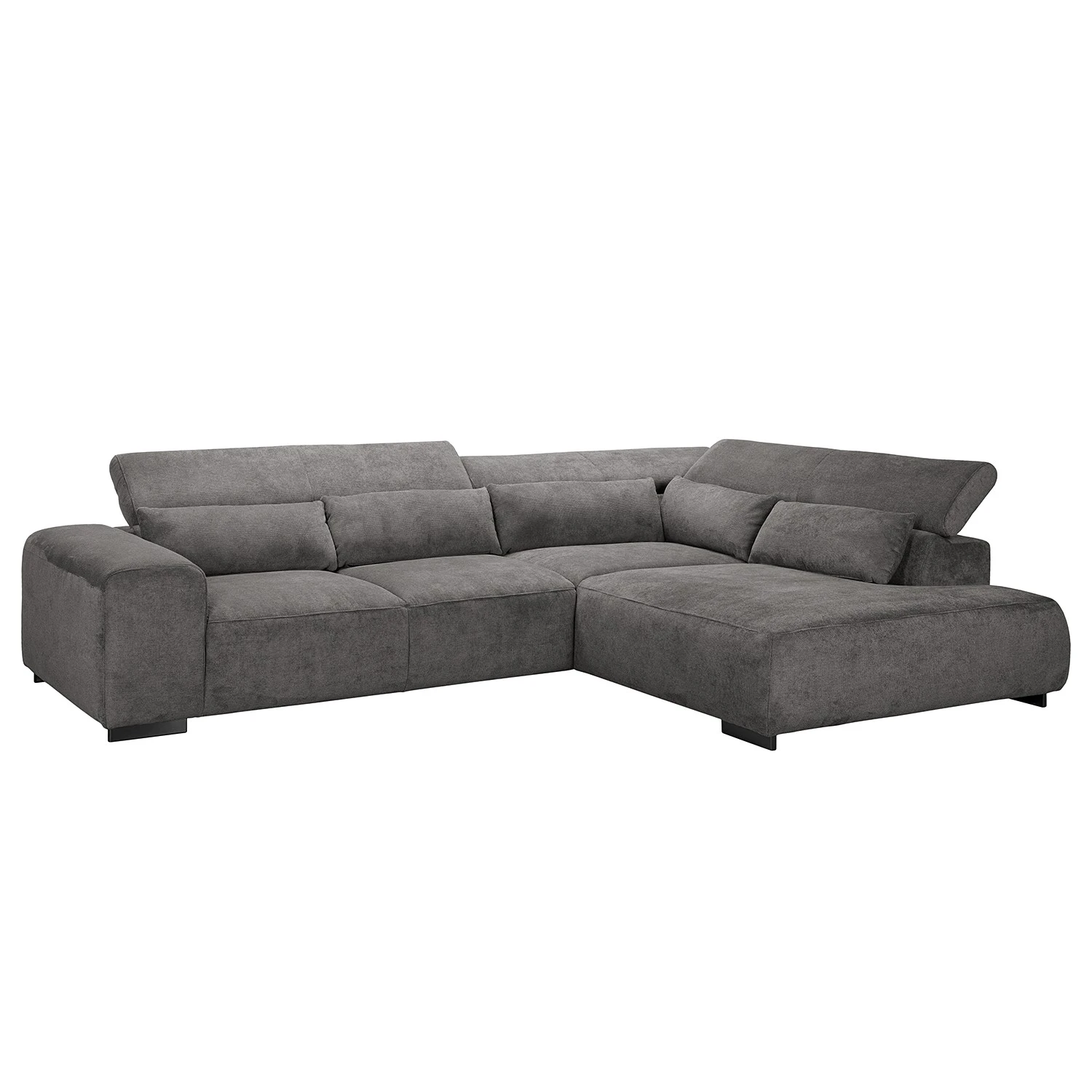 Fredriks Ecksofa Dolton - Microfaser - Grau - Ottomane davorstehend rechts 5 Fredriks Ecksofa Dolton - Microfaser - Grau - Ottomane davorstehend rechts – Bild 5