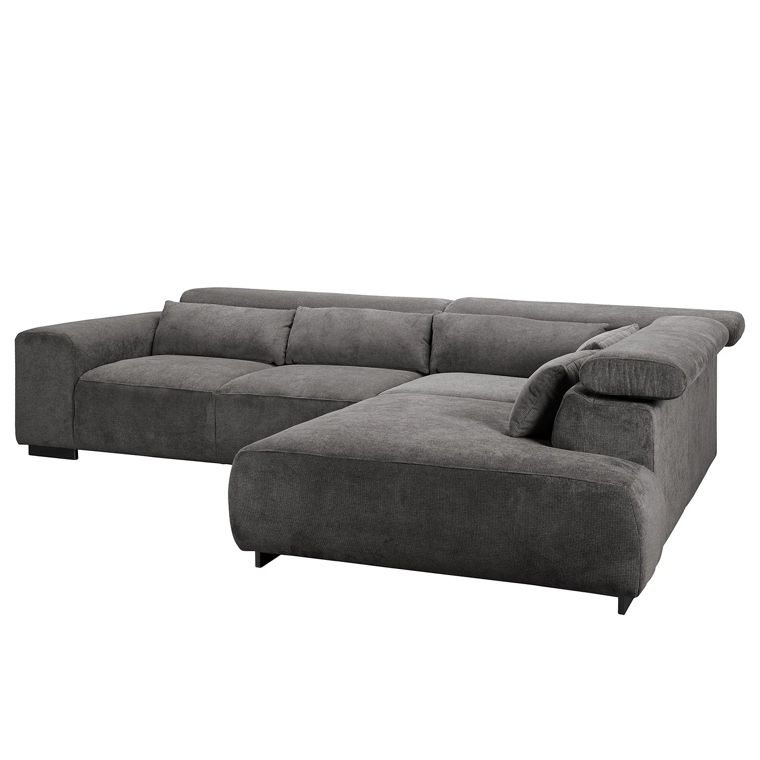 Fredriks Ecksofa Dolton - Microfaser - Grau - Ottomane davorstehend rechts 8 Fredriks Ecksofa Dolton - Microfaser - Grau - Ottomane davorstehend rechts – Bild 8