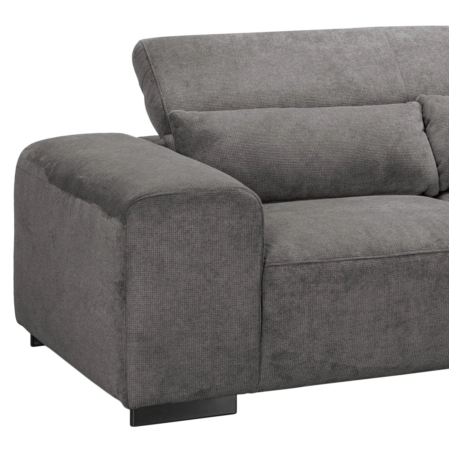 Fredriks Ecksofa Dolton - Microfaser - Grau - Ottomane davorstehend rechts 11 Fredriks Ecksofa Dolton - Microfaser - Grau - Ottomane davorstehend rechts – Bild 11