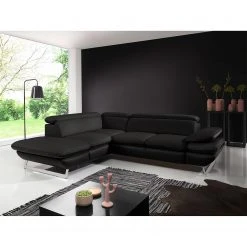 Fredriks Ecksofa Graford II - Kunstleder - Schwarz - Ottomane davorstehend links - Keine Funktion 9 Fredriks Ecksofa Graford II - Kunstleder - Schwarz - Ottomane davorstehend links - Keine Funktion -Wohnzimmermöbel boutique en ligne 1000205309 200310 12371001749 MOOD DETAILS P000000001000205309 mood