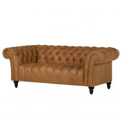 Naturoo Sofa Boyce (3-Sitzer) - Echtleder - Cognac