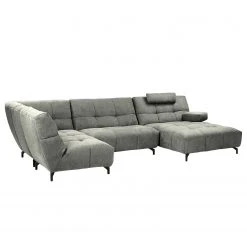 Fredriks Wohnlandschaft Bellmore III - Microfaser - Lichtgrau - Mit Kopfstütze -Wohnzimmermöbel boutique en ligne 1000206032 200318 14305000442 DETAILS P000000001000206032