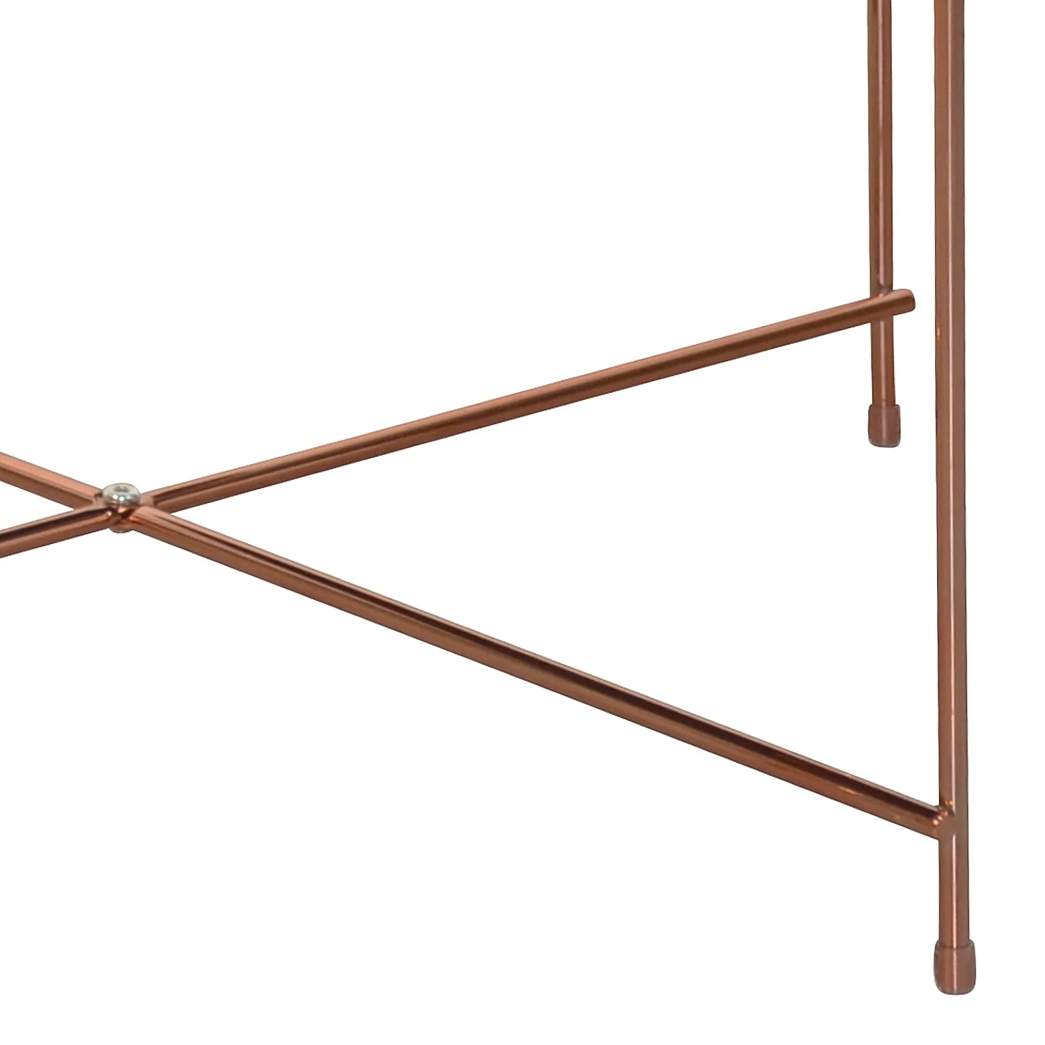 Norrwood Couchtisch Noxon - Glas / Metall - Roségold 5 Norrwood Couchtisch Noxon - Glas / Metall - Roségold – Bild 5