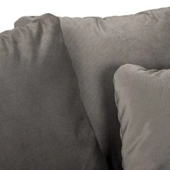 Red Living Sofa Elnora (3-Sitzer) - Samt - Grau -Wohnzimmermöbel boutique en ligne 1000206629 200302 15040900067 DETAILS P000000001000206629