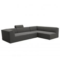 Tom Tailor Ecksofa Elements VII - Stoff TBO: 19 woven grey