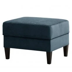 Norrwood Polsterhocker Koski I - Webstoff - Webstoff Lito: Marineblau