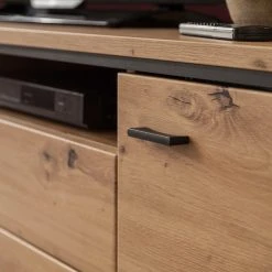 Loftscape Wohnwand Buena III (4-teilig) - Balkeneiche Dekor / Anthrazit -Wohnzimmermöbel boutique en ligne 1000207682 200305 06214800098 DETAILS P000000001000207682