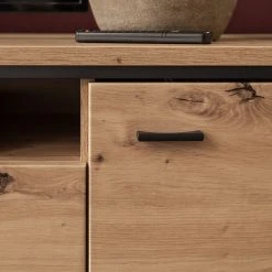 Loftscape Wohnwand Buena III (4-teilig) - Balkeneiche Dekor / Anthrazit -Wohnzimmermöbel boutique en ligne 1000207682 200305 06214800099 DETAILS P000000001000207682