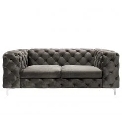 Jack & Alice Sofa Leominster II (3-Sitzer) - Samt Fosca: Dunkelgrau 14 Jack & Alice Sofa Leominster II (3-Sitzer) - Samt Fosca: Dunkelgrau -Wohnzimmermöbel boutique en ligne 1000209057 210108 10042500239 DETAILS P000000001000209057