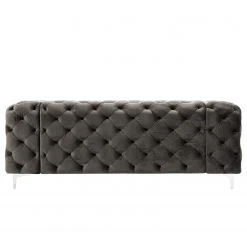 Jack & Alice Sofa Leominster II (3-Sitzer) - Samt Fosca: Dunkelgrau 16 Jack & Alice Sofa Leominster II (3-Sitzer) - Samt Fosca: Dunkelgrau -Wohnzimmermöbel boutique en ligne 1000209057 210108 10043200241 DETAILS P000000001000209057