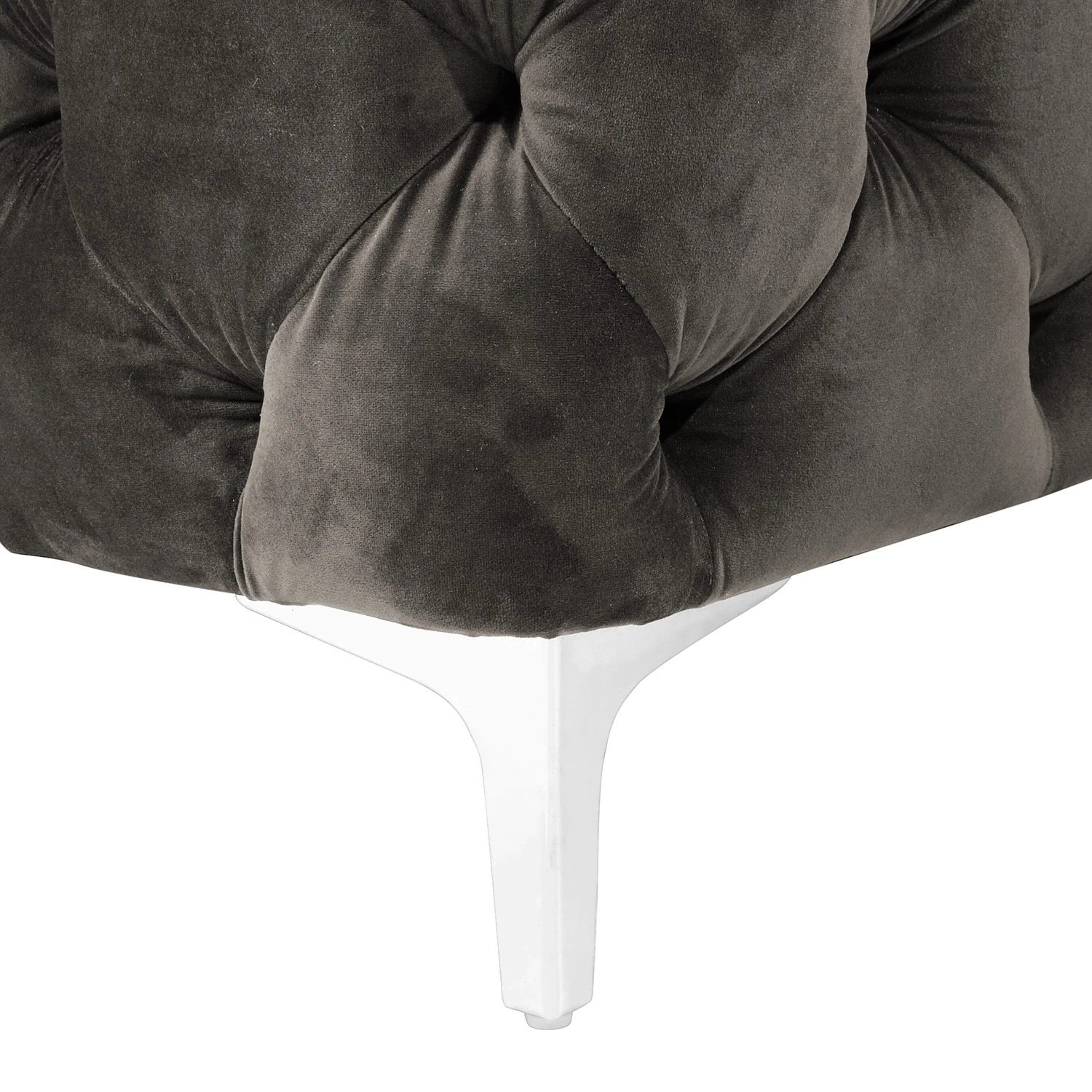 Jack & Alice Sofa Leominster II (3-Sitzer) - Samt Fosca: Dunkelgrau 10 Jack & Alice Sofa Leominster II (3-Sitzer) - Samt Fosca: Dunkelgrau – Bild 10