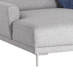 Fredriks Ecksofa Burney - Webstoff - Hellgrau - Longchair davorstehend links -Wohnzimmermöbel boutique en ligne 1000209160 200415 12010900154 DETAILS P000000001000209160