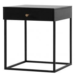 Loftscape Beistelltisch Potton - Metall - Schwarz