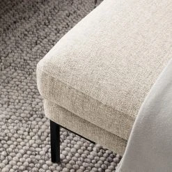 Fredriks Hocker Bellaire - Mischgewebe - Hellbeige - Schwarz -Wohnzimmermöbel boutique en ligne 1000209722 201110 13545600331 DETAILS P000000001000209722