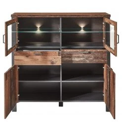 Red Living Highboard Blackpool I - Inkl. Beleuchtung - Altholz Dekor / Grau 8 Red Living Highboard Blackpool I - Inkl. Beleuchtung - Altholz Dekor / Grau -Wohnzimmermöbel boutique en ligne 1000209806 200430 06444600048 DETAILS P000000001000209806