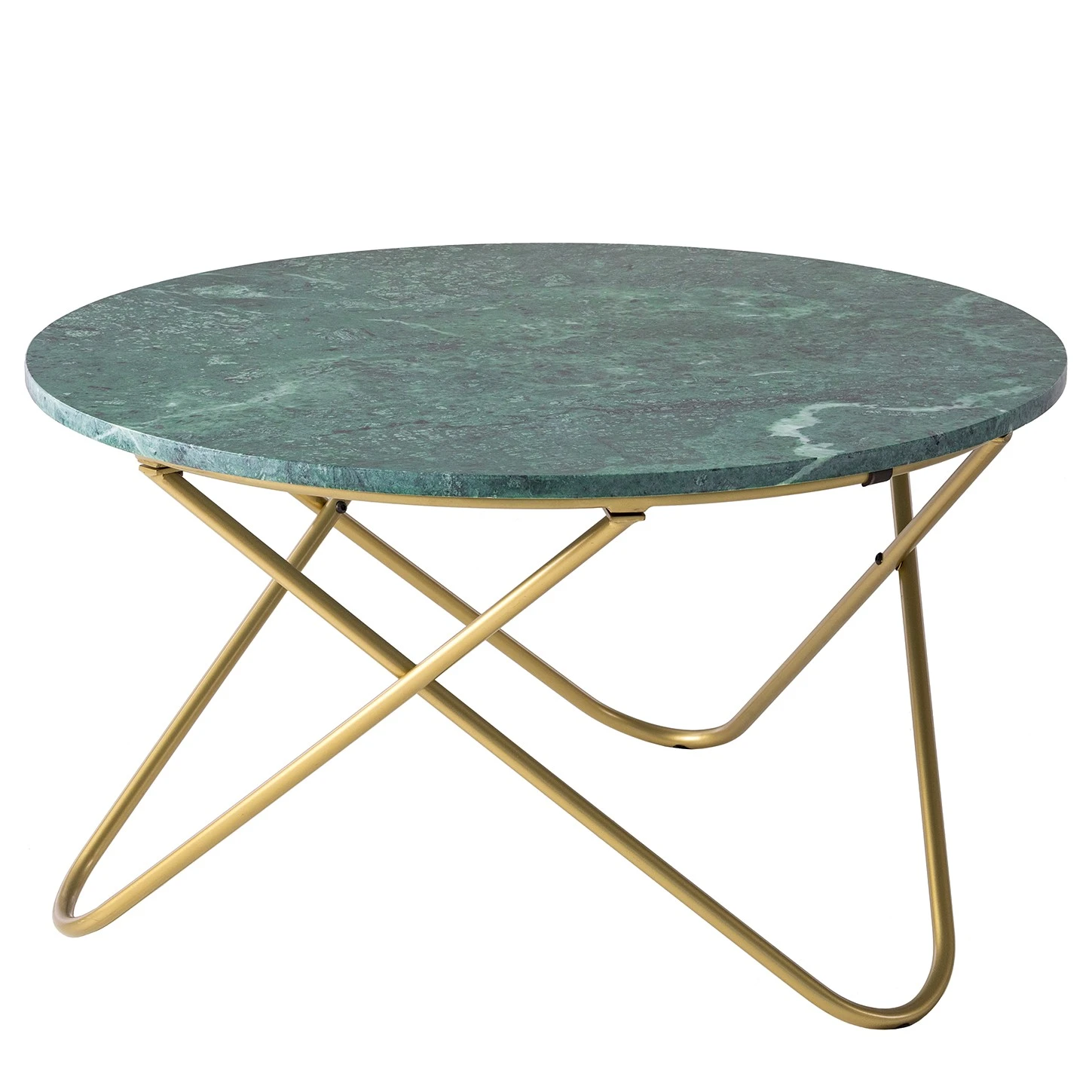 Studio Copenhagen Couchtisch Menou II - Marmor / Metall - Grün / Gold 1 Studio Copenhagen Couchtisch Menou II - Marmor / Metall - Grün / Gold