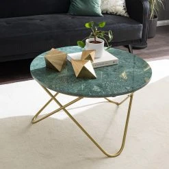 Studio Copenhagen Couchtisch Menou II - Marmor / Metall - Grün / Gold 14 Studio Copenhagen Couchtisch Menou II - Marmor / Metall - Grün / Gold -Wohnzimmermöbel boutique en ligne 1000210777 200430 13185800012 MOOD DETAILS P000000001000210777 mood