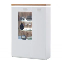 Loftscape Wohnwand Mundai II (3-teilig) - Inkl. Beleuchtung - Weiß / Eiche Wotan Dekor -Wohnzimmermöbel boutique en ligne 1000210798 200430 14332600056 DETAILS P000000001000210798