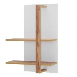 Loftscape Wohnwand Mundai II (3-teilig) - Inkl. Beleuchtung - Weiß / Eiche Wotan Dekor -Wohnzimmermöbel boutique en ligne 1000210798 200430 14333500061 DETAILS P000000001000210798