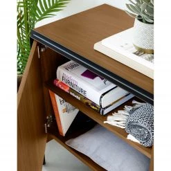 Red Living Sideboard Juuka - Echtholzfurnier - Walnuss / Schwarz -Wohnzimmermöbel boutique en ligne 1000210884 200824 12200900020 DETAILS P000000001000210884