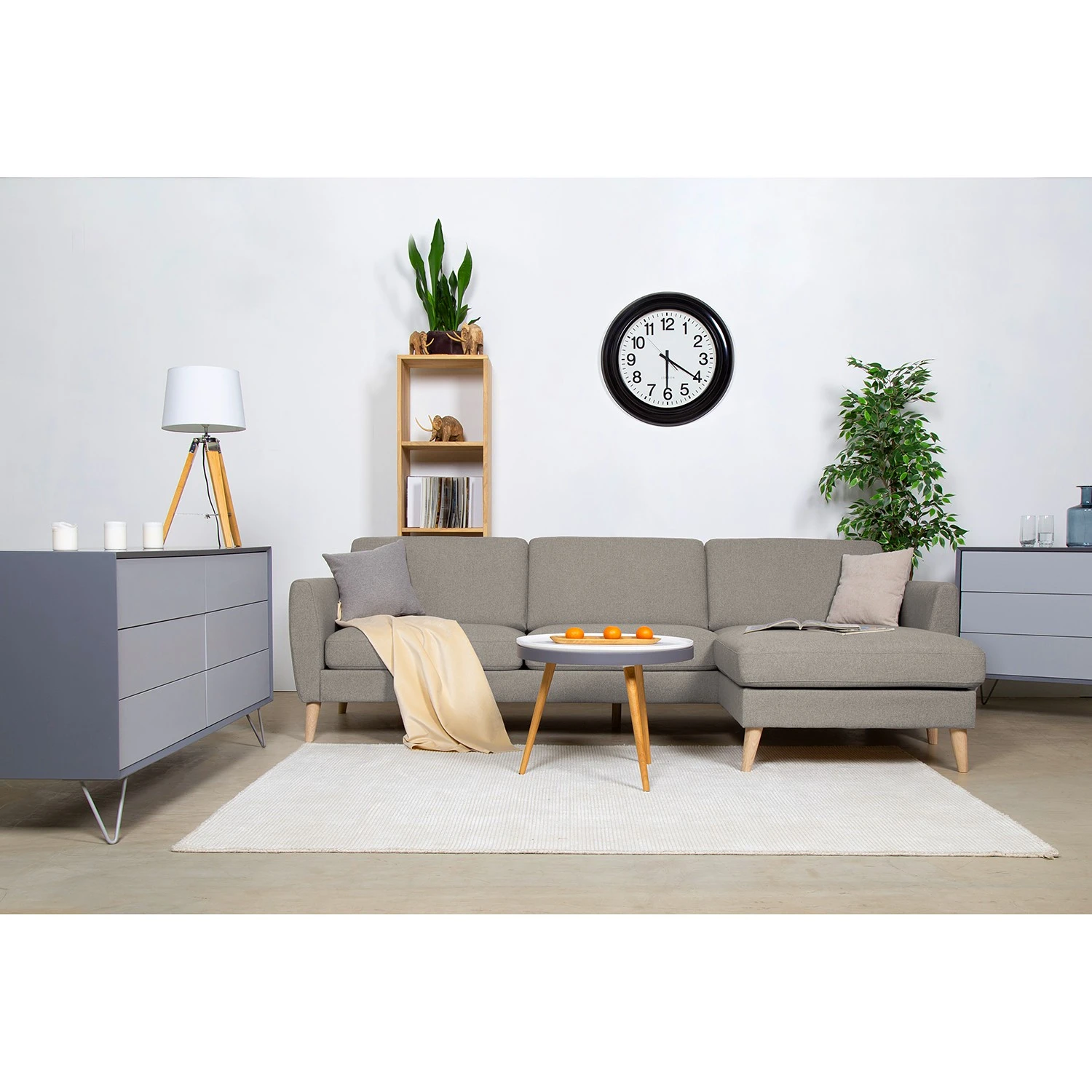 Mørteens Ecksofa Kustavi - Strukturstoff - Beige - Breite: 270 cm 3 Mørteens Ecksofa Kustavi - Strukturstoff - Beige - Breite: 270 cm – Bild 3