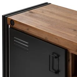 Ars manufacti Sideboard Manchester V - Akazie massiv / Metall - Akazie / Anthrazit -Wohnzimmermöbel boutique en ligne 1000210963 201008 16422700025 DETAILS P000000001000210963