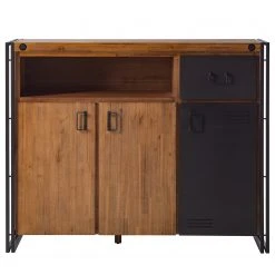 Ars manufacti Sideboard Manchester VII - Akazie massiv / Metall - Akazie / Anthrazit -Wohnzimmermöbel boutique en ligne 1000210965 201008 16424800036 DETAILS P000000001000210965