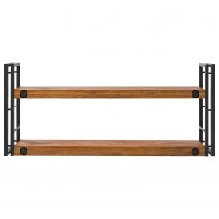 Ars manufacti Wandregal Manchester II - Akazie massiv / Metall - Akazie / Anthrazit -Wohnzimmermöbel boutique en ligne 1000210966 201012 13341800019 DETAILS P000000001000210966