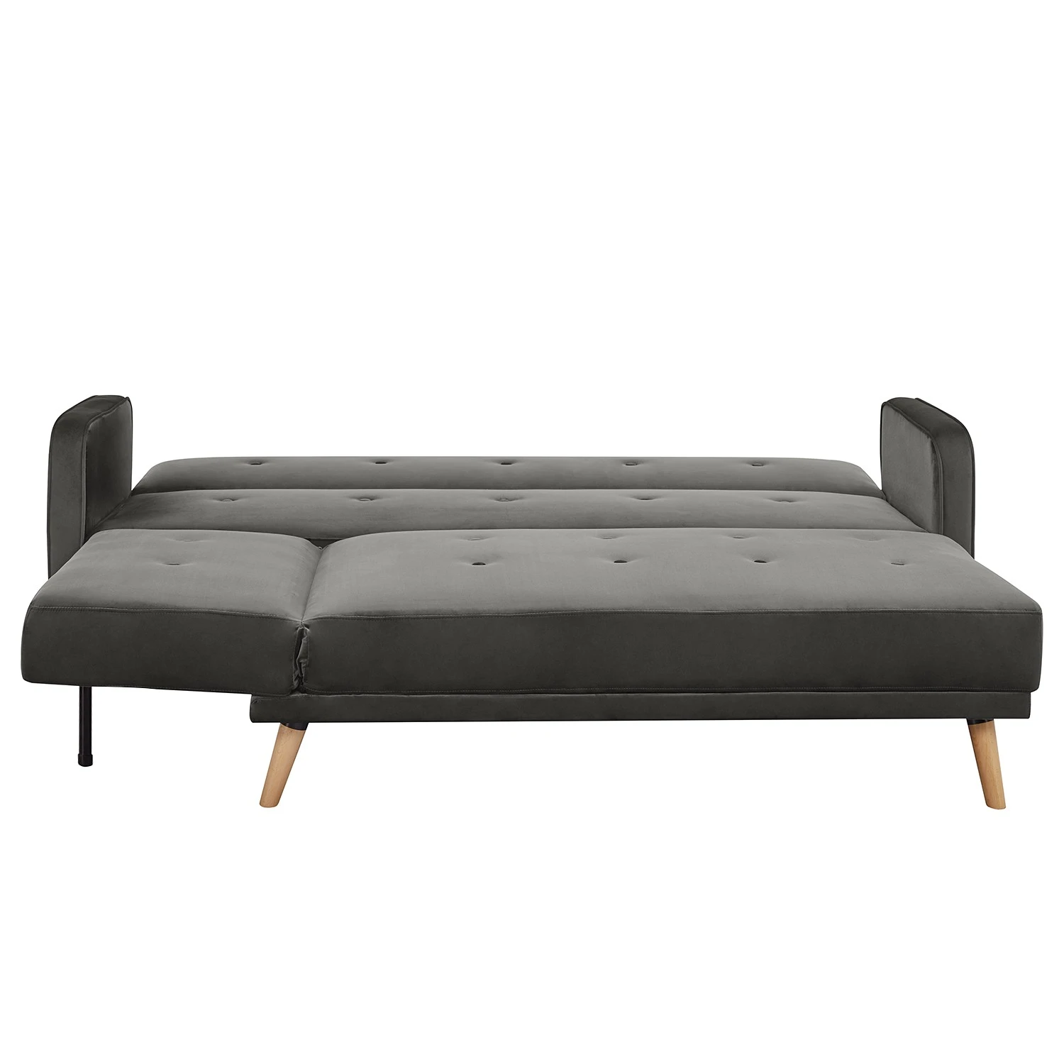 Jack & Alice Ecksofa Daru III - Samt - Grau 9 Jack & Alice Ecksofa Daru III - Samt - Grau – Bild 9