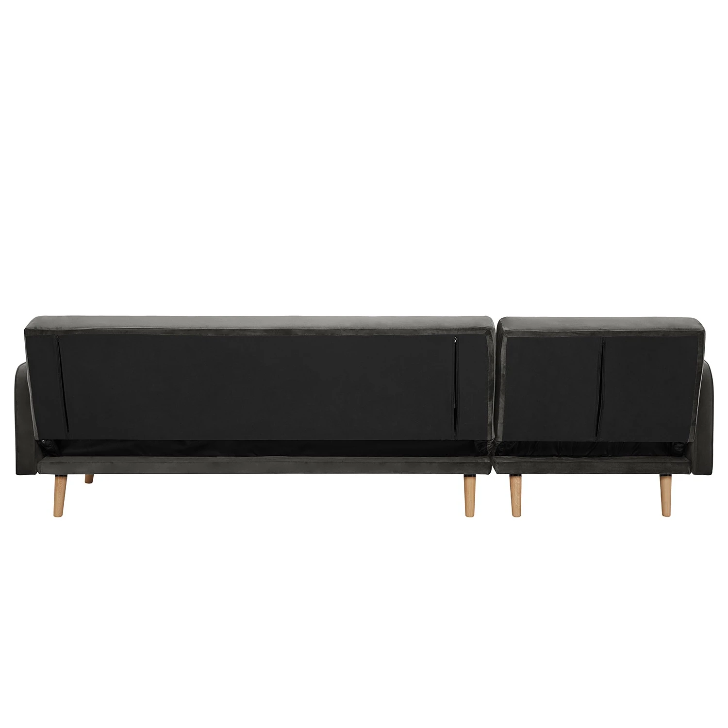 Jack & Alice Ecksofa Daru III - Samt - Grau 10 Jack & Alice Ecksofa Daru III - Samt - Grau – Bild 10